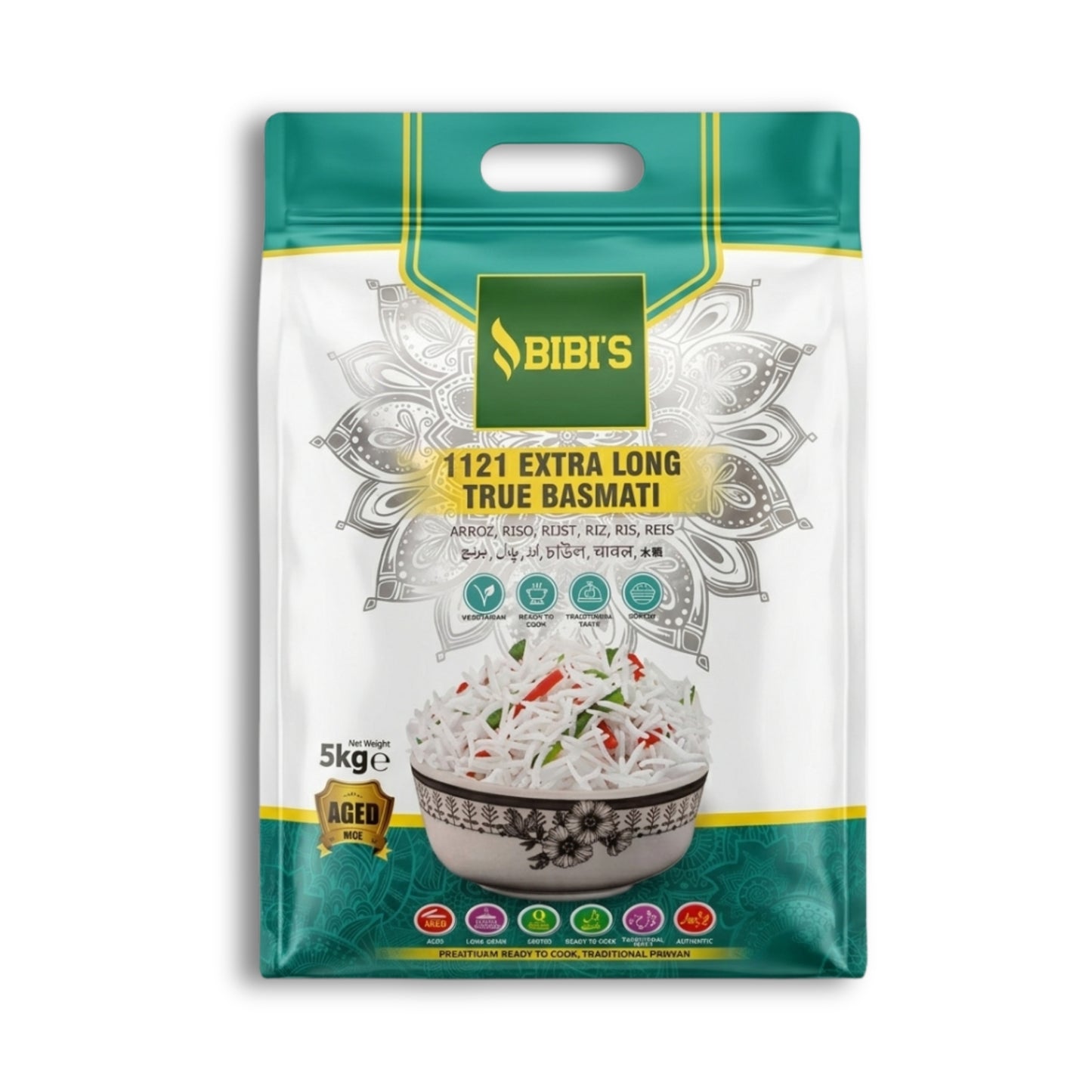 Bibi’s 1121 Extra Long True Basmati 5kg