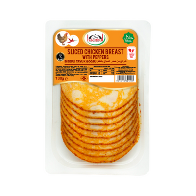 Istanbul Sliced Chicken Peppers 130g