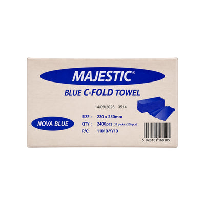 C Fold Towels Blue 250mx217m