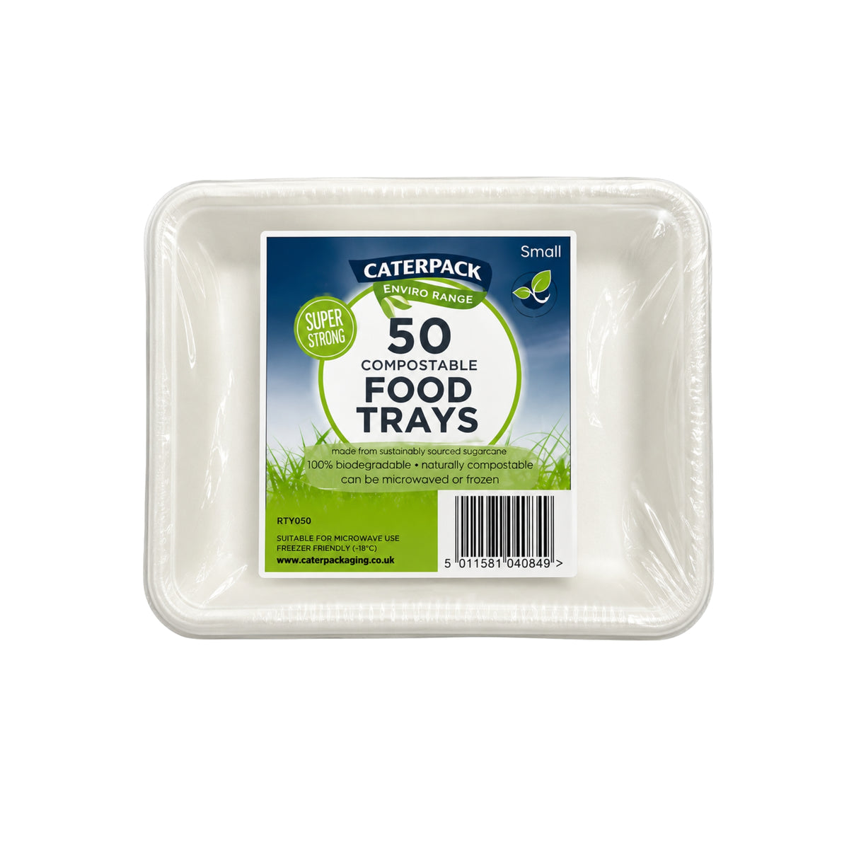 Catergold Compostable Food Tray 50s