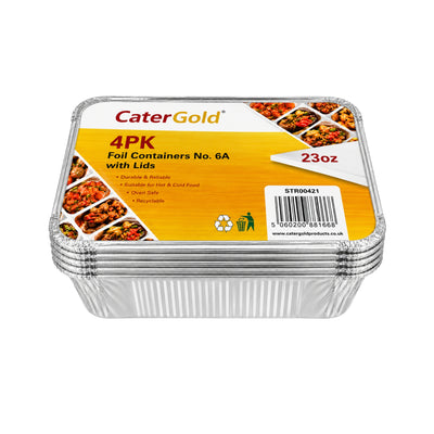Catergold Foil Container No6a 4pack 4's