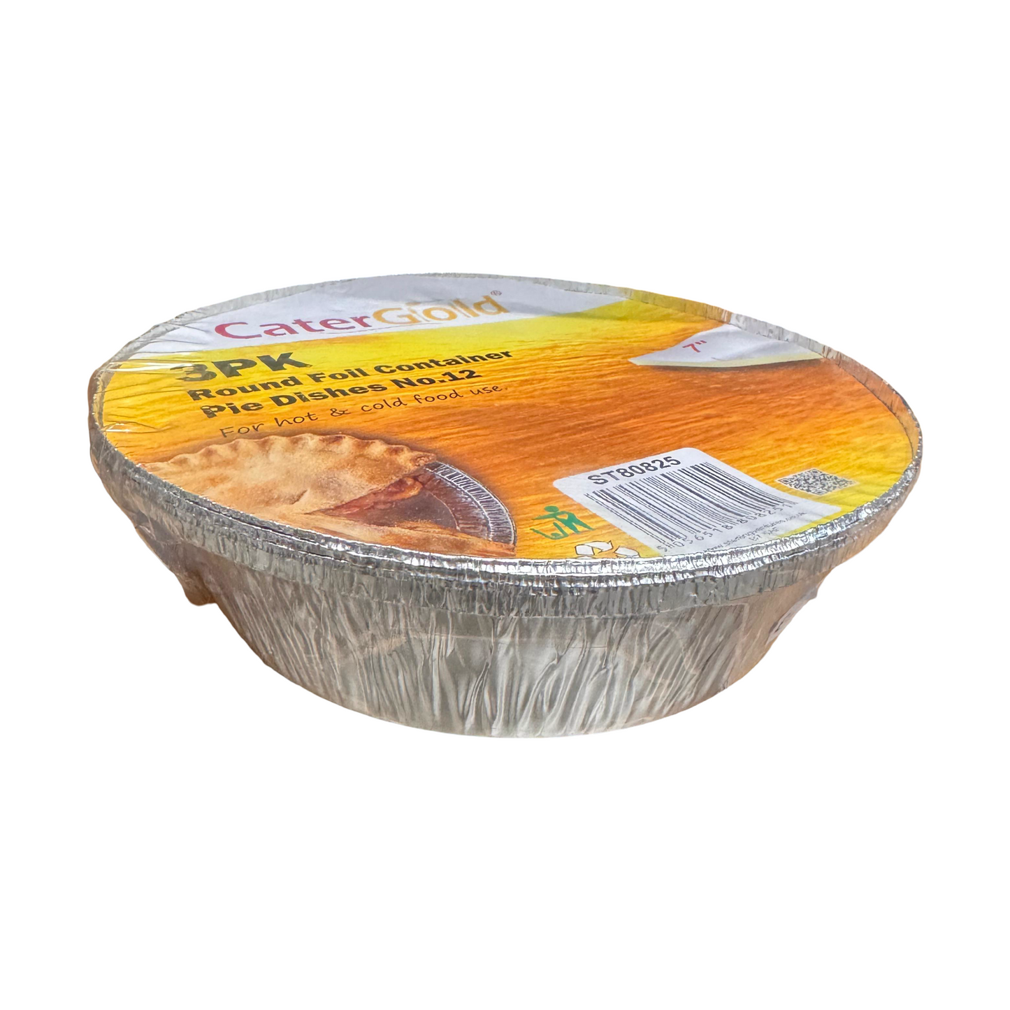 Catergold Round Foil Container No12 3pack