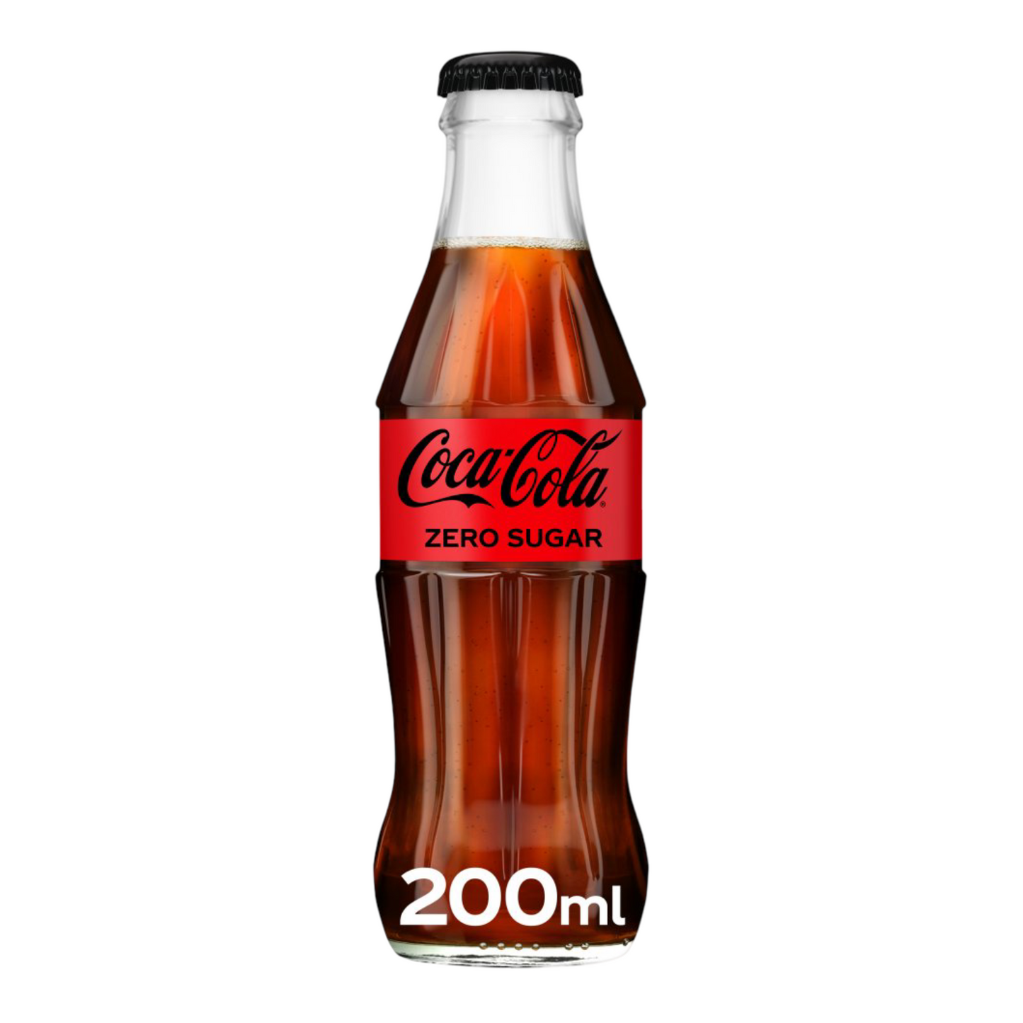 Coca-Cola Zero Glass Bottle 24×200ml