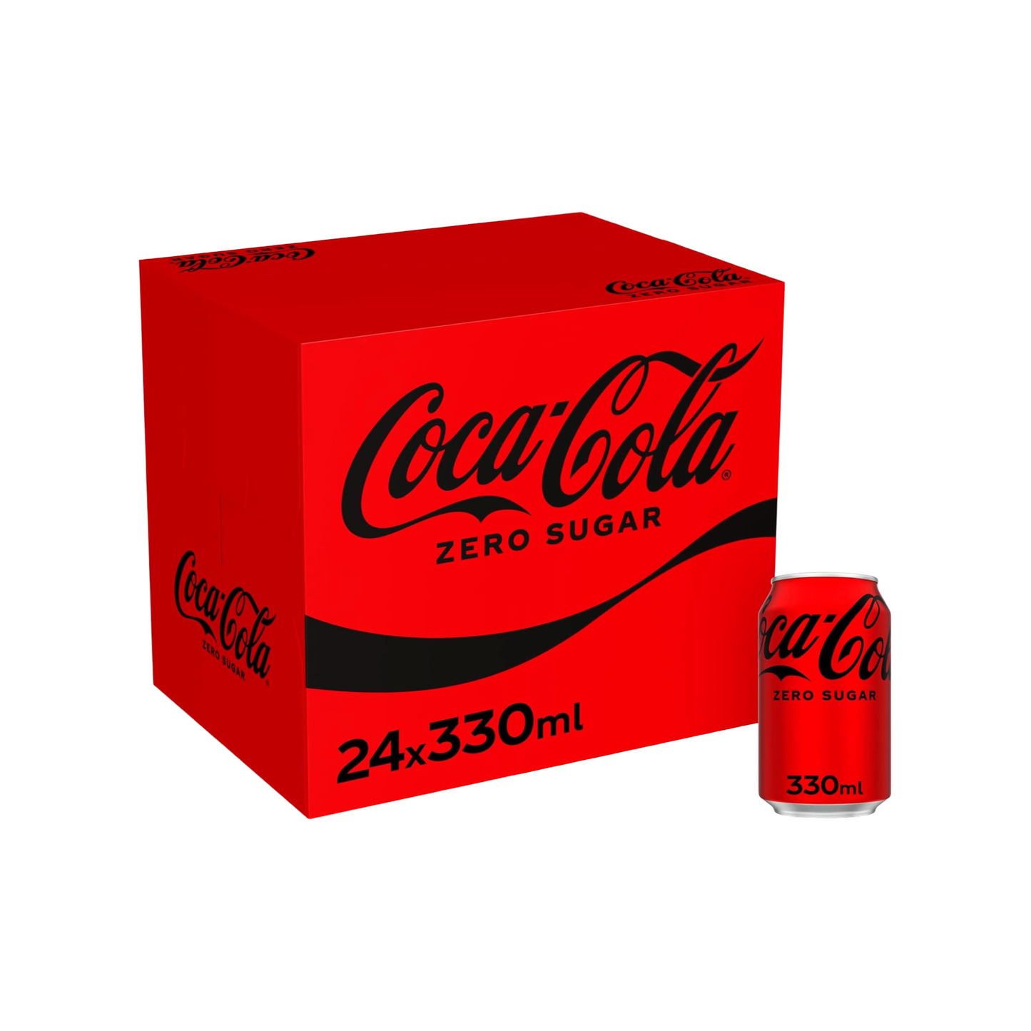 Coca Cola Zero Cans 24×330ml