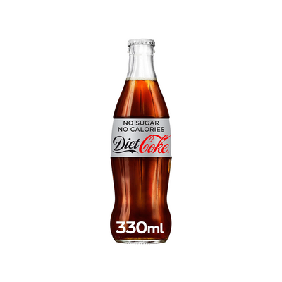 Diet Coke Glass Bottle 24×330ml