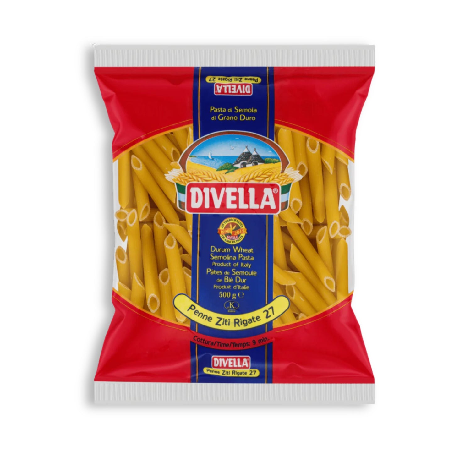 Divella Penne Rigate Pasta 27 500g