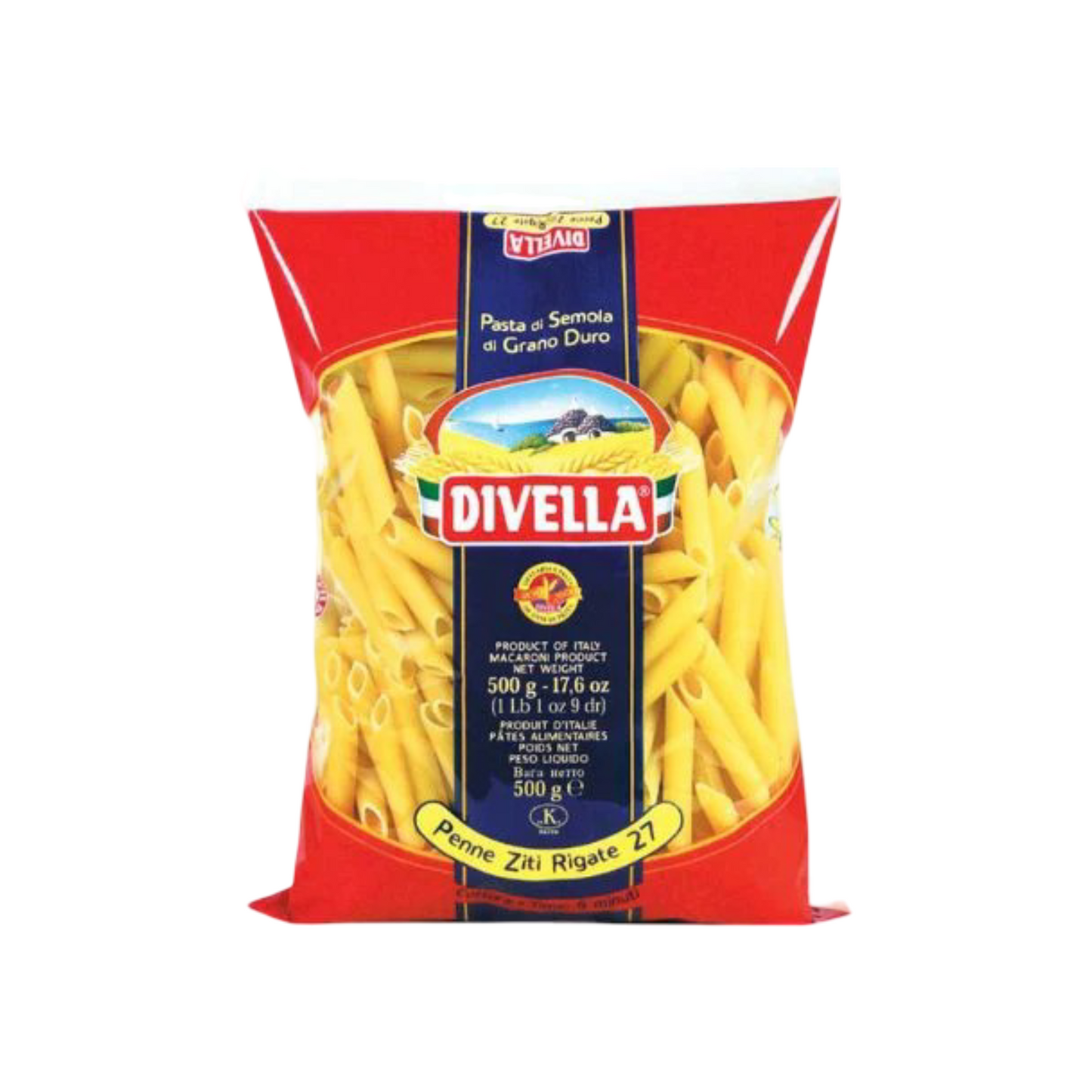 Divella Penne Rigate Pasta 27 500g