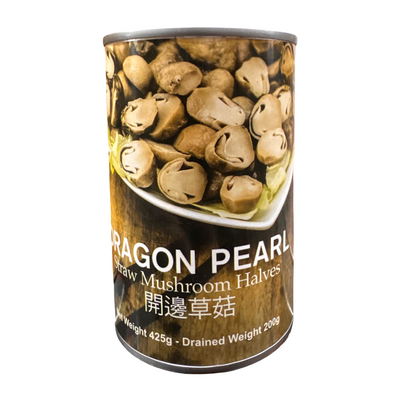 Dragon Pearl Straw Mushroom Halves 425g