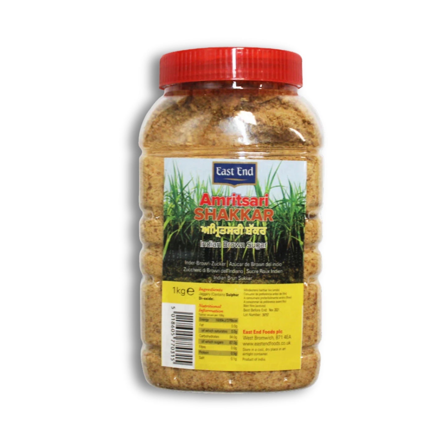 East End Amritsari Shakkar Indian Brown Sugar 1kg