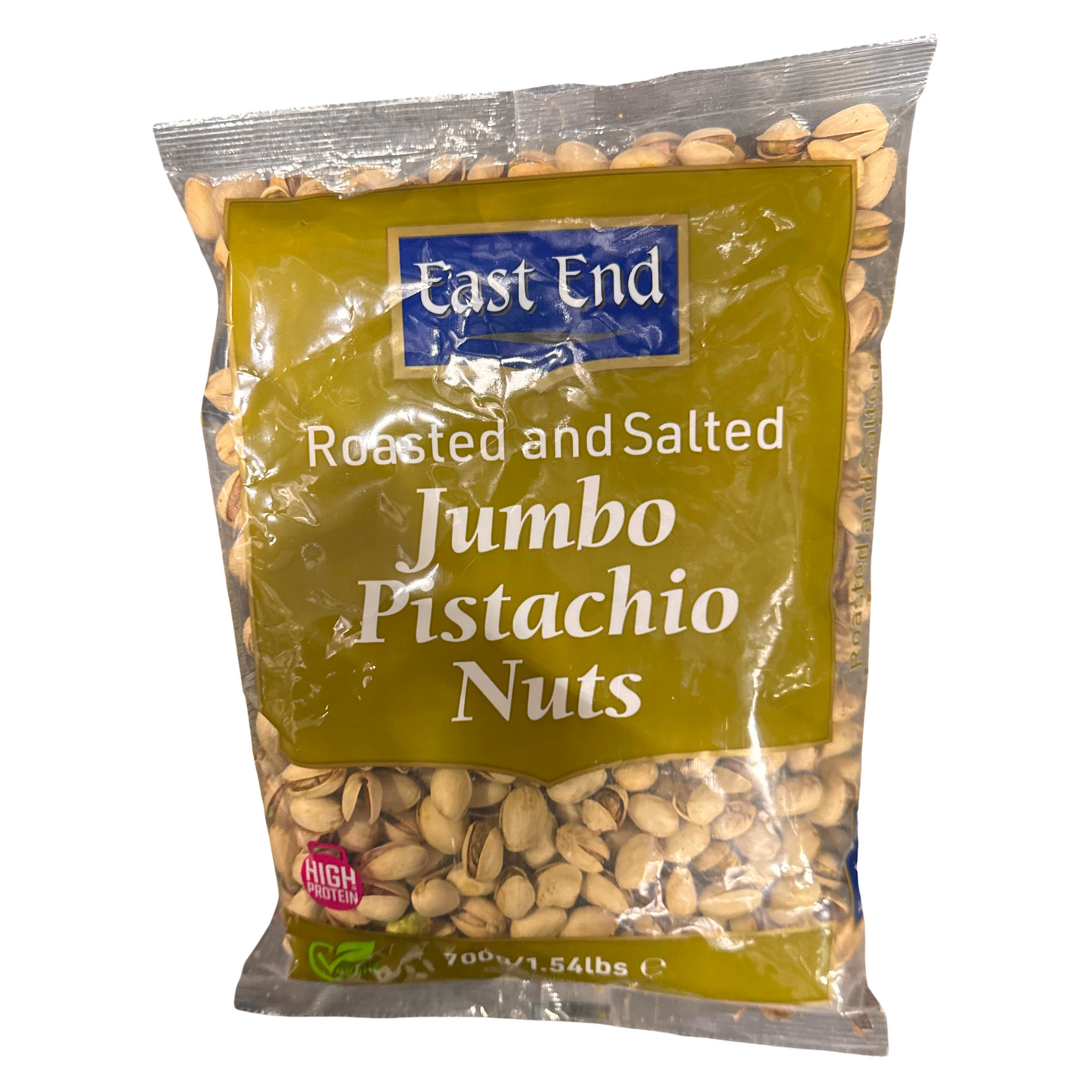 East End Roasted Salted Jumbo Pistachio Nuts 700g