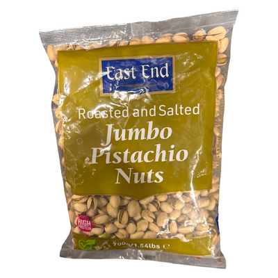 East End Roasted Salted Jumbo Pistachio Nuts 700g
