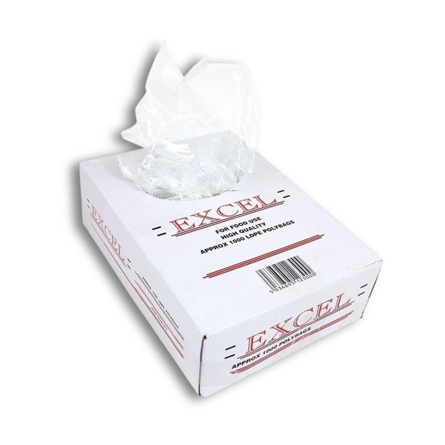 Excel Ldpe Poly Bags 15x20 1x250
