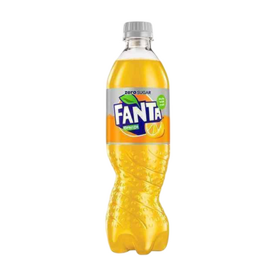 Fanta Orange Zero Bottle 12X500ML