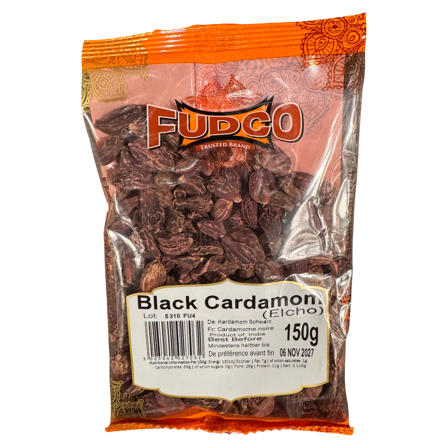 Fudco Black Cardmom 150g
