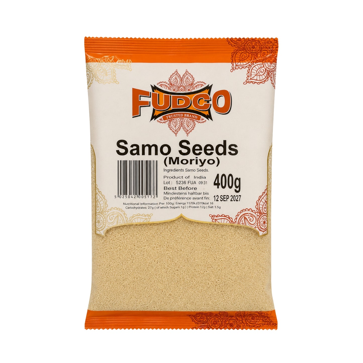 Fudco Samo Seeds (Moriyo) 400g