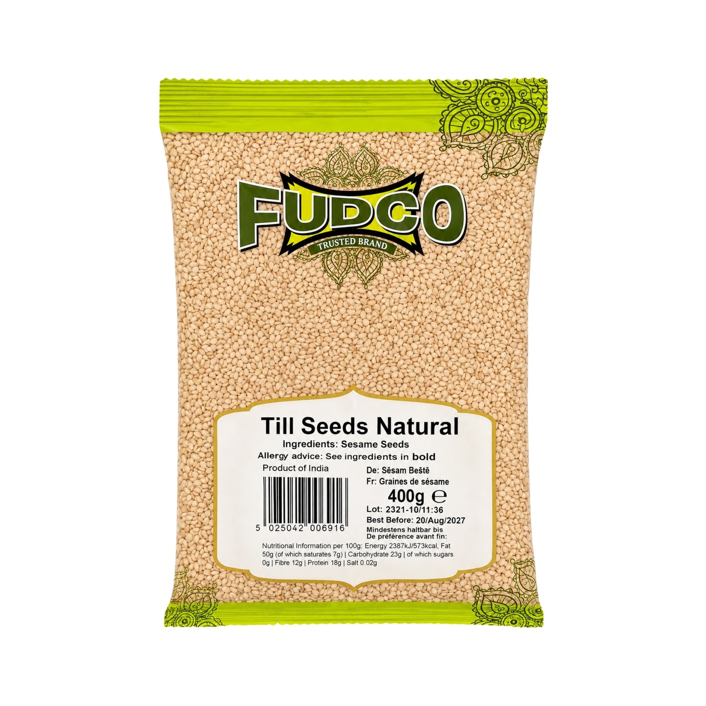 Fudco Till Seeds Natural 400g
