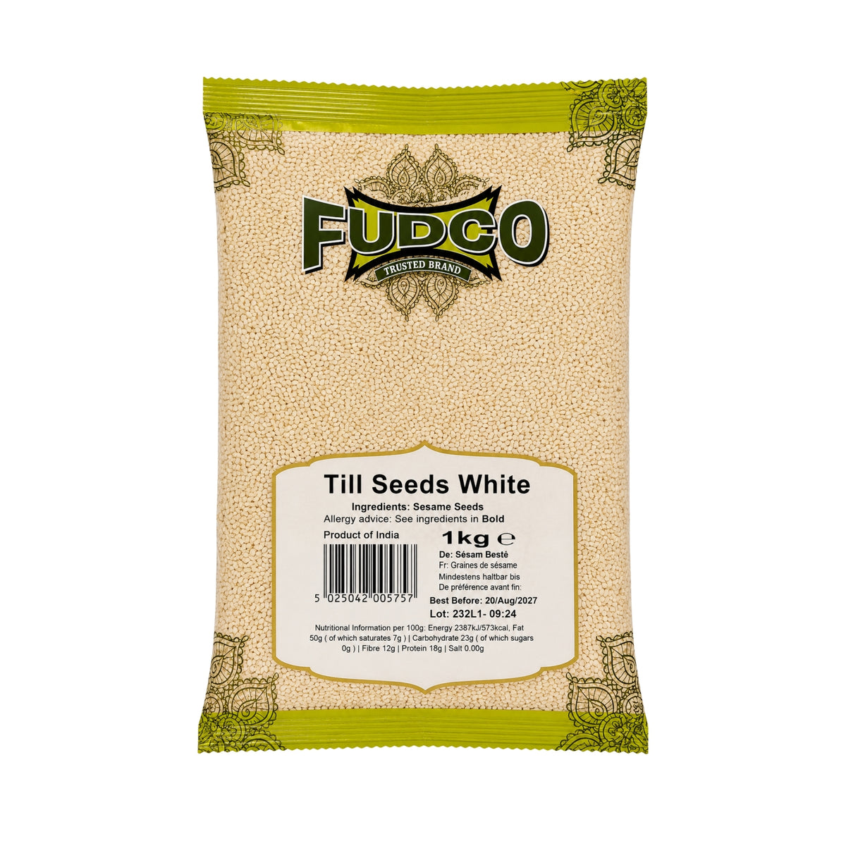 Fudco Till Seeds White 1kg