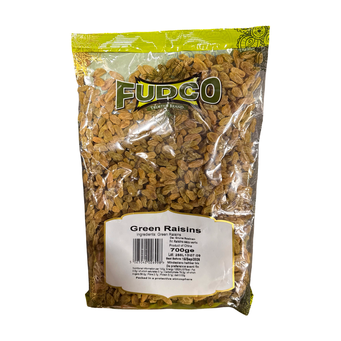 Fudco green Raisins 700g