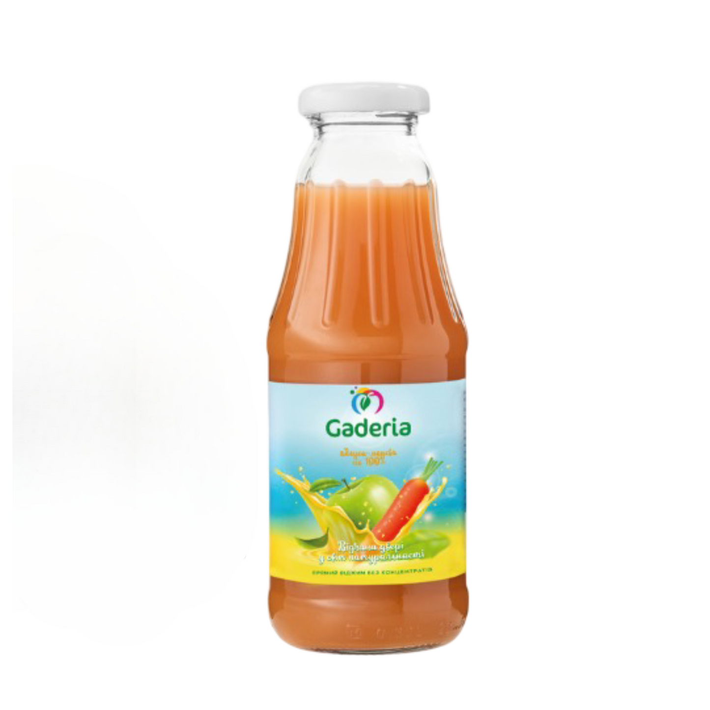 Gaderia Apple Carrot Juice Bottle 1L