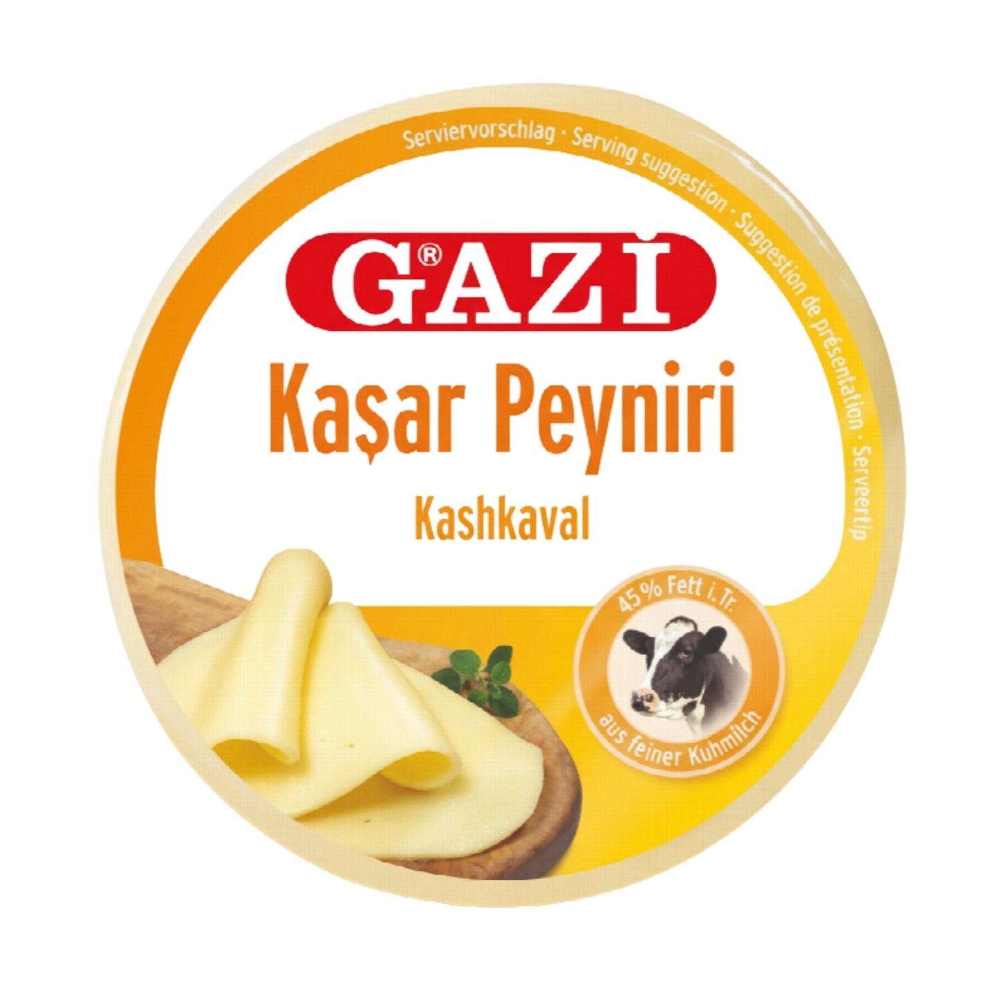 Gazi Kashkaval Cheese 45% 250g