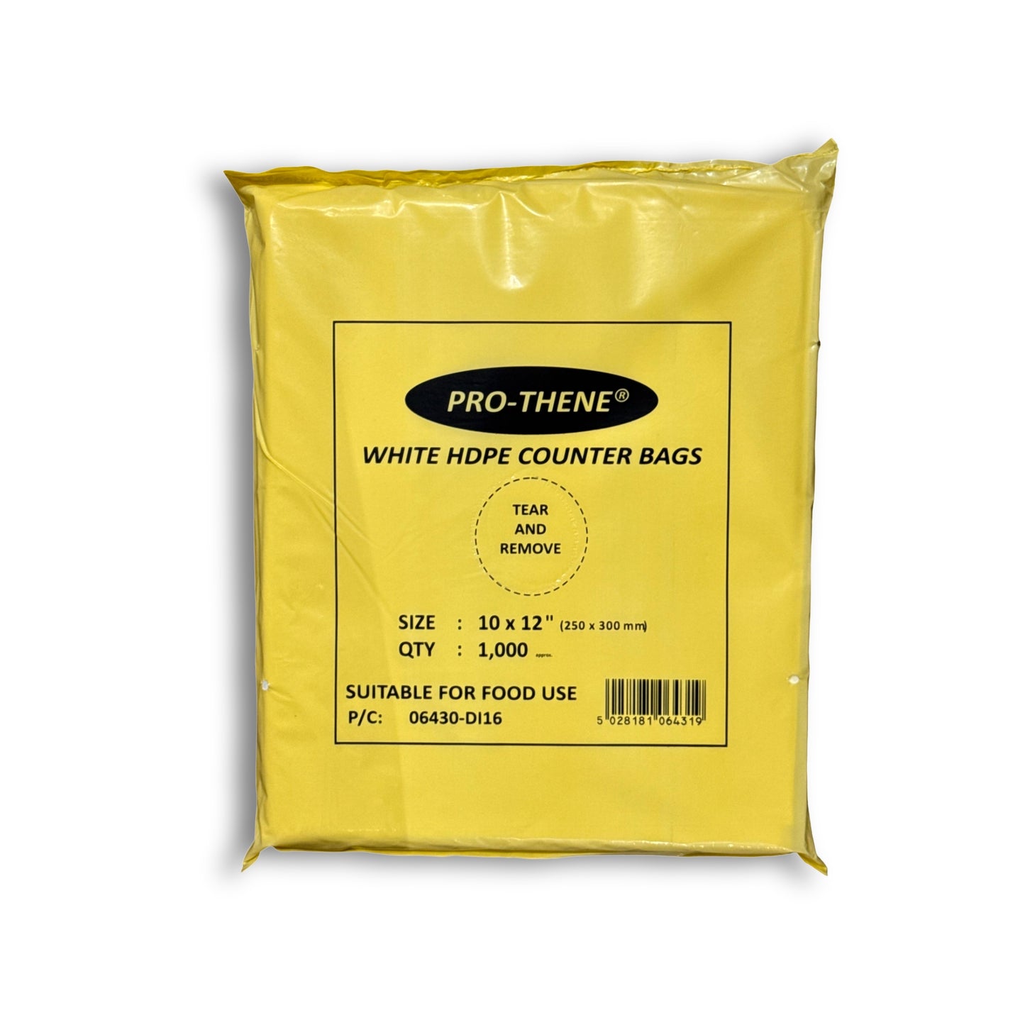 Hd White Counter Bags Medium 100 1x10