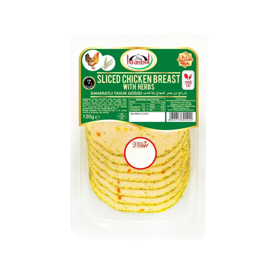 Istanbul Sliced Chicken Breast With Herbs 130g