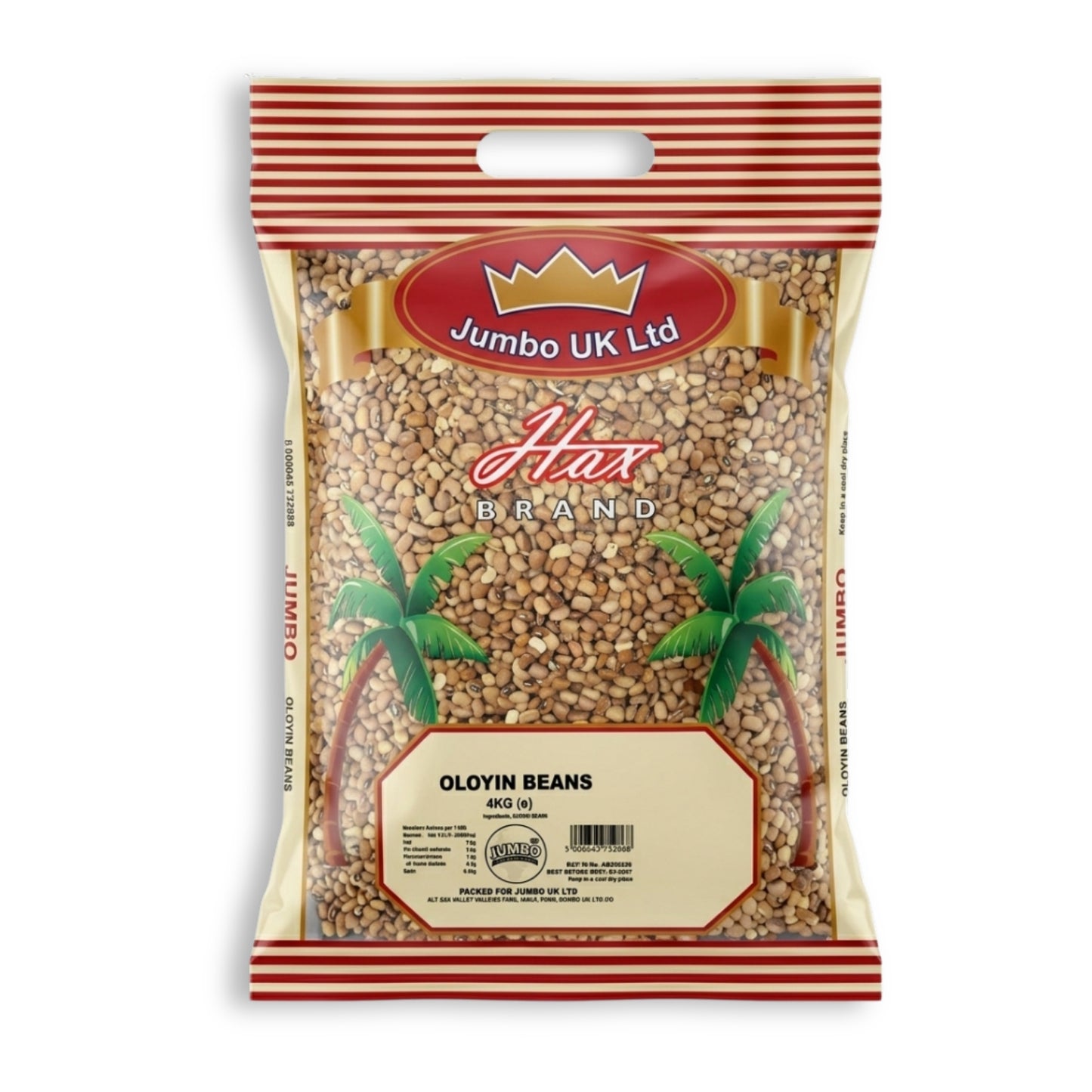 Jumbo Hax Oloyin Beans (Sweet Beans) 4kg