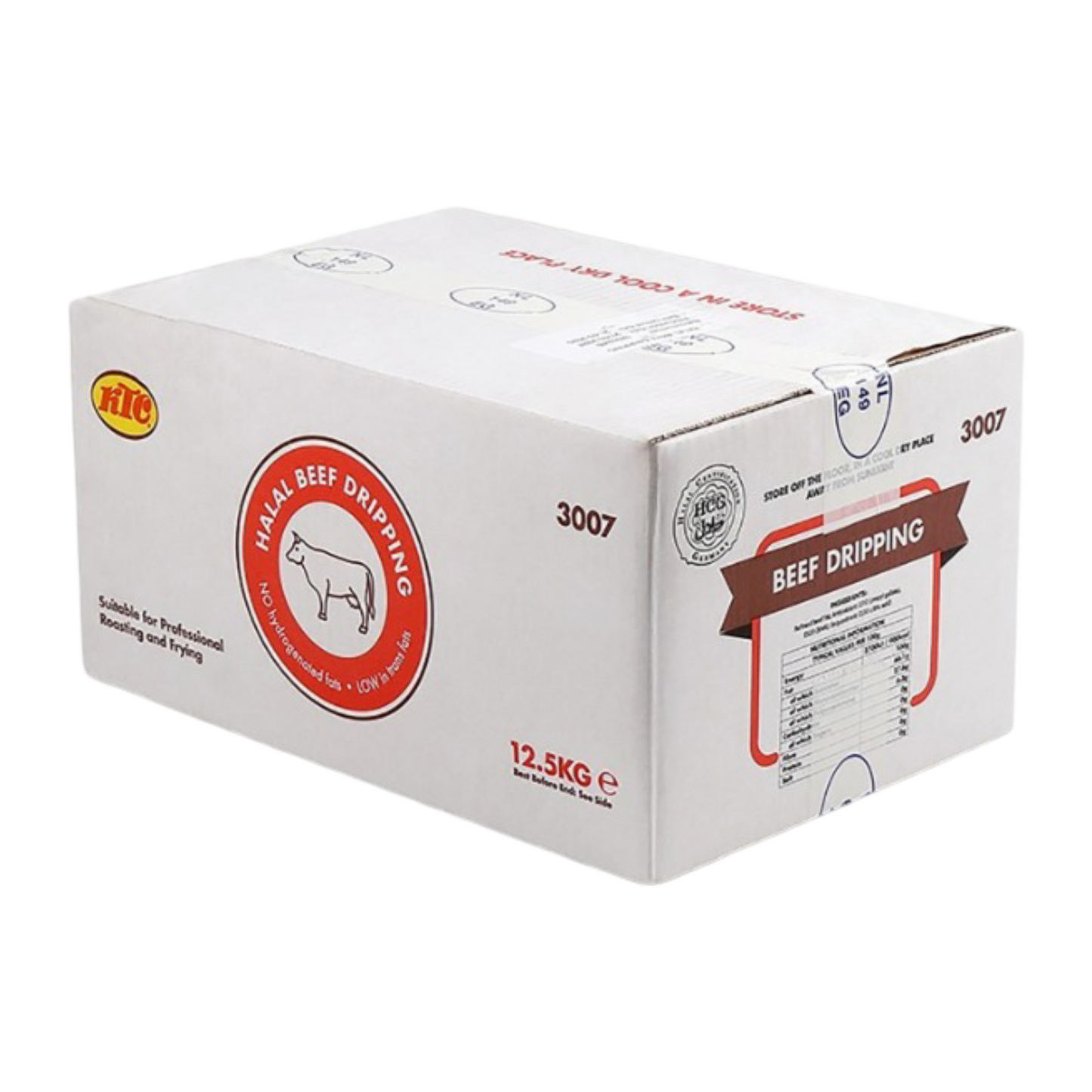 KTC Halal Beef Dripping 12.5kg