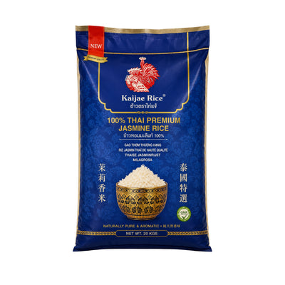 Kaijae Rice Thai Premium Jasmine Rice 20kg