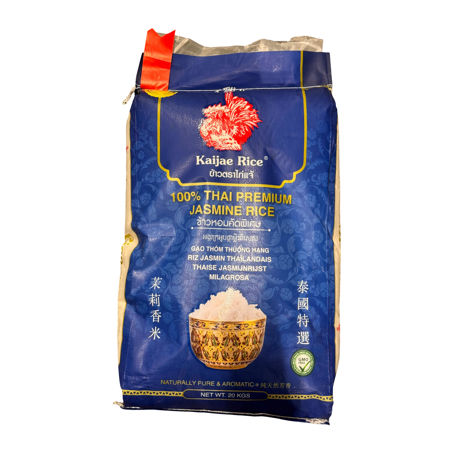 Kaijae Rice Thai Premium Jasmine Rice 20kg