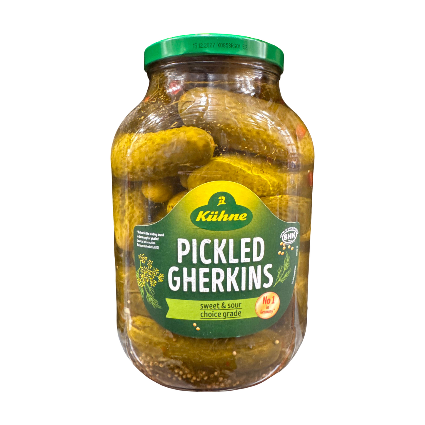 Kuhne Pickled Gherkins 2.45kg