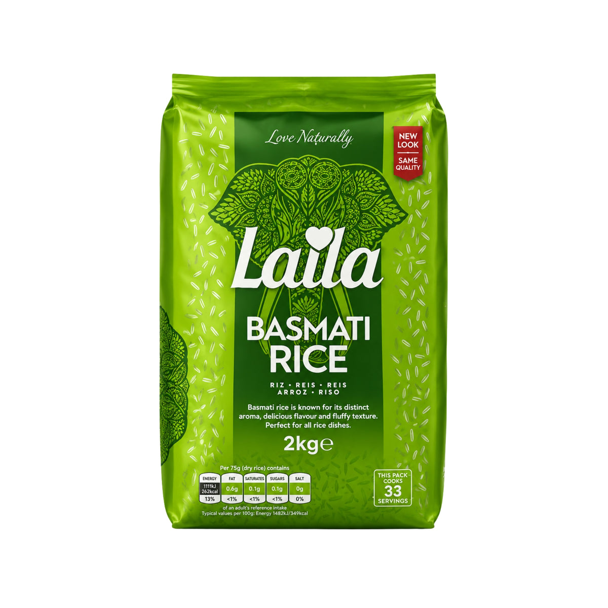 Laila Sella Basmati Rice 2kg
