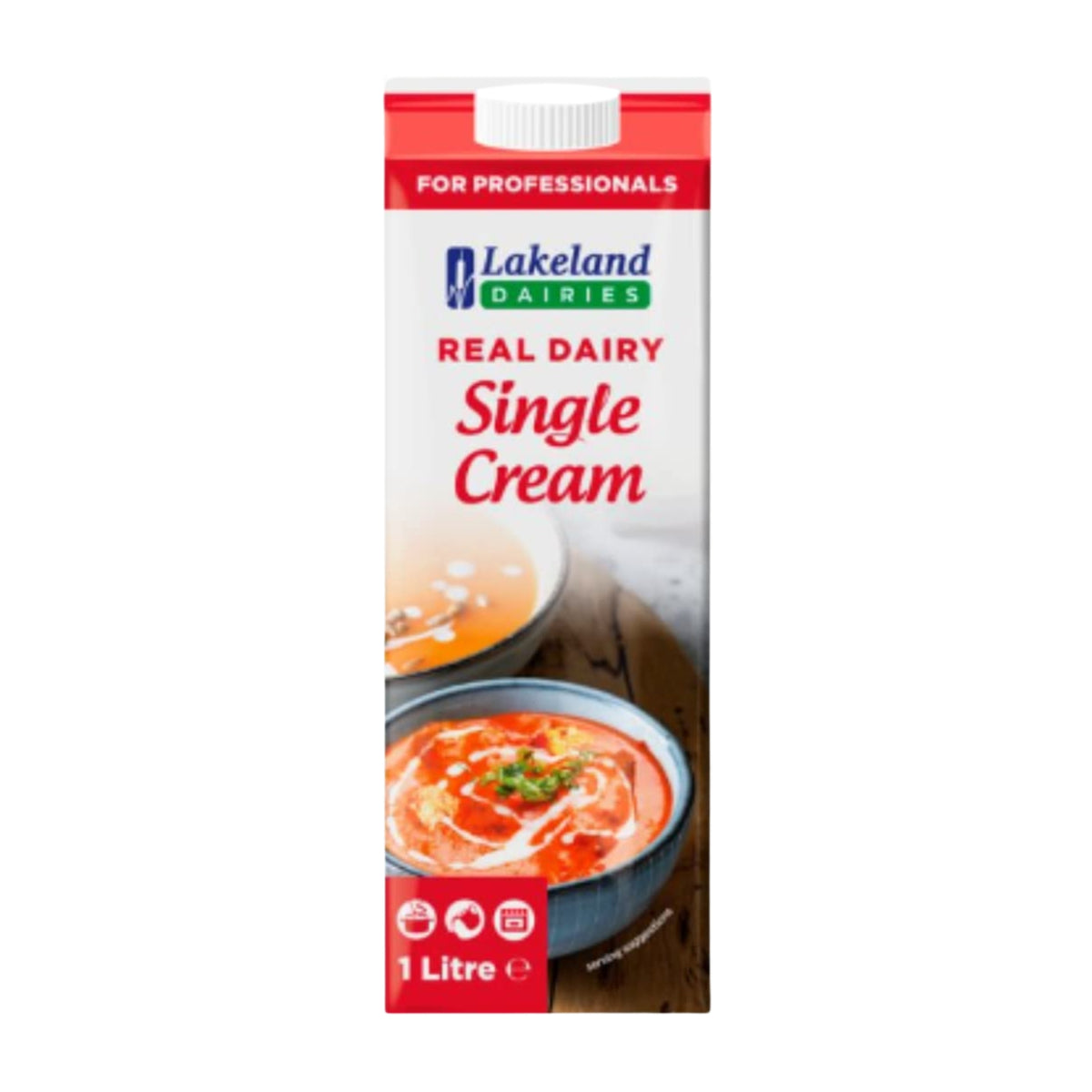 Lakeland Dairies Real Dairy Single Cream 1l