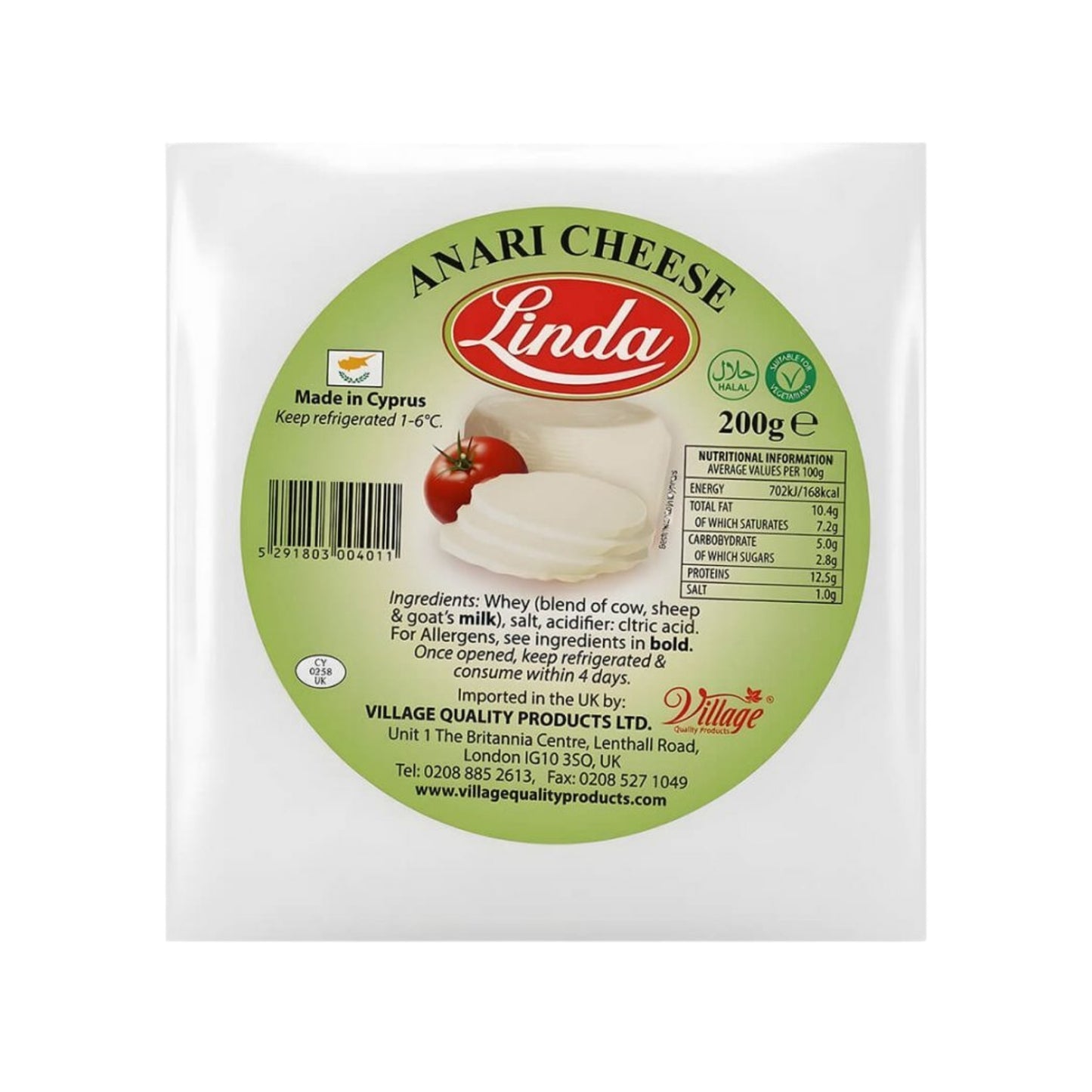 Linda Anari Cheese 200g