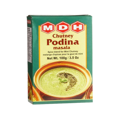 MDH Chut Podina Masala Boxed Spices 100g