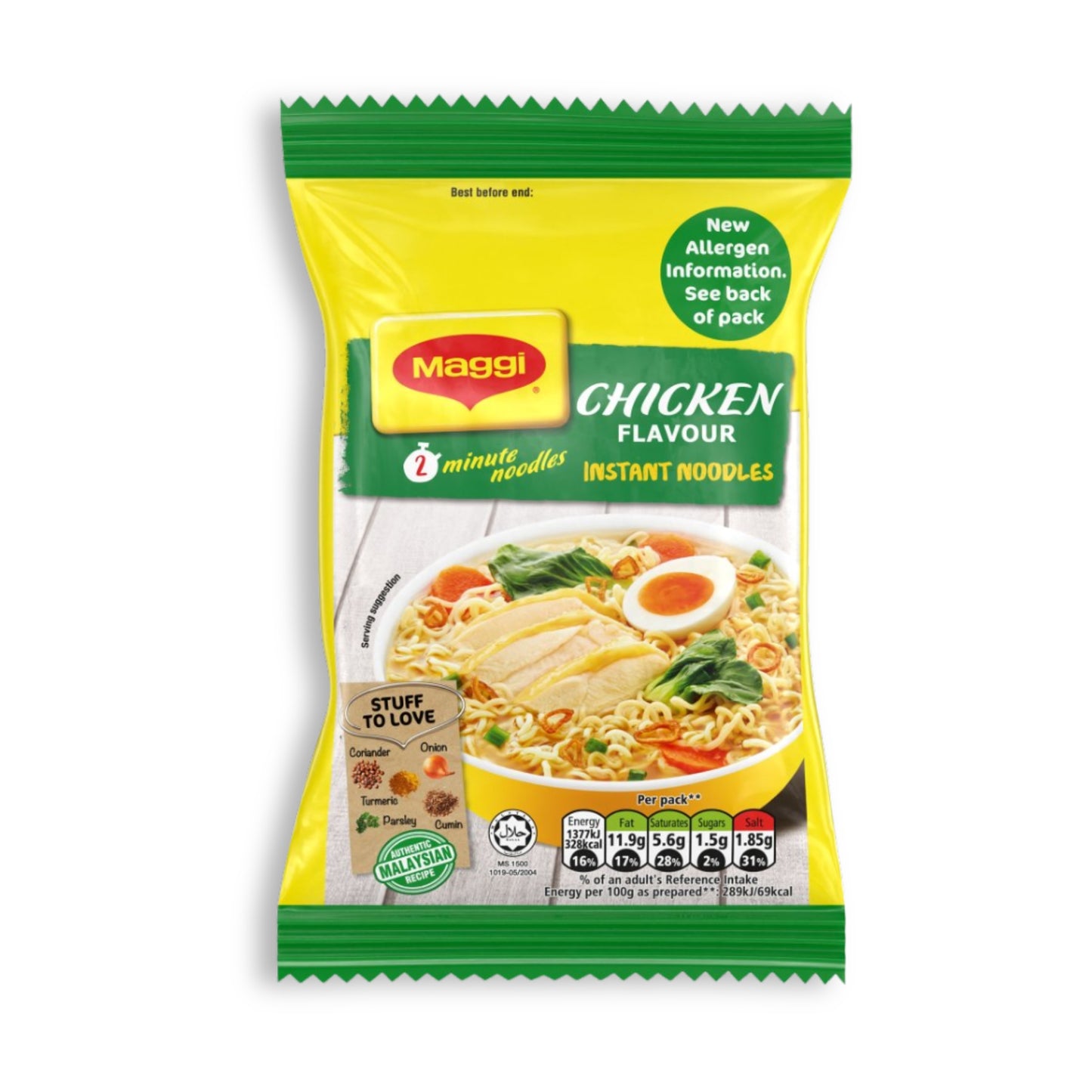Maggi 2 Minute Chicken Flavour 5X74G