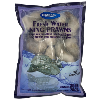 Masala Sea Water King Prawns 6/8 700g