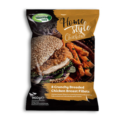 Meadow Vale 8 Crunchy Hot & Spicy Chicken Breast Fillets 960G