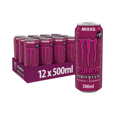 Monster Mixed Punch Can 12X500ML