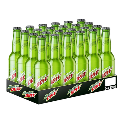 Mountain Dew Glass Bottles 24×250ml