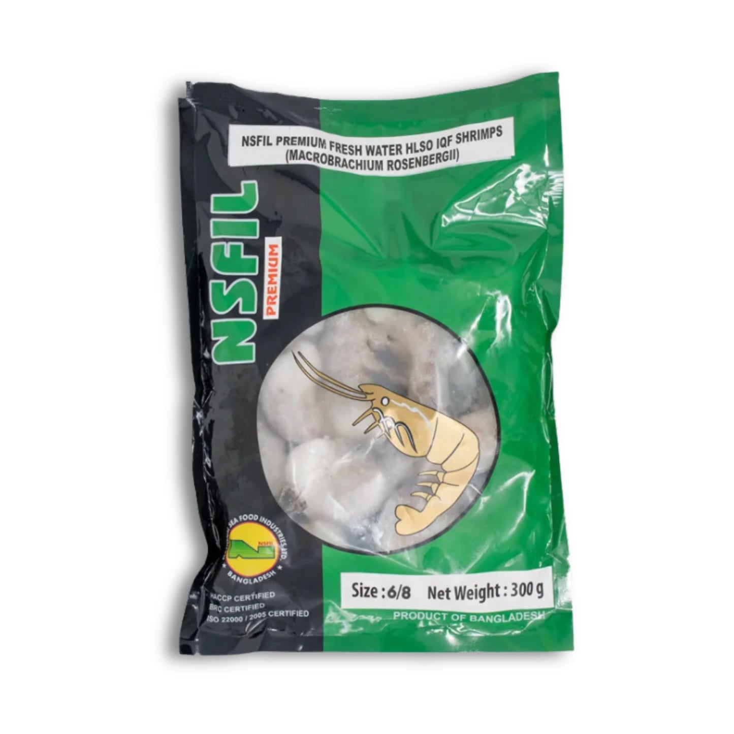NSFIL FW IQF 6/8 King Prawns 800g