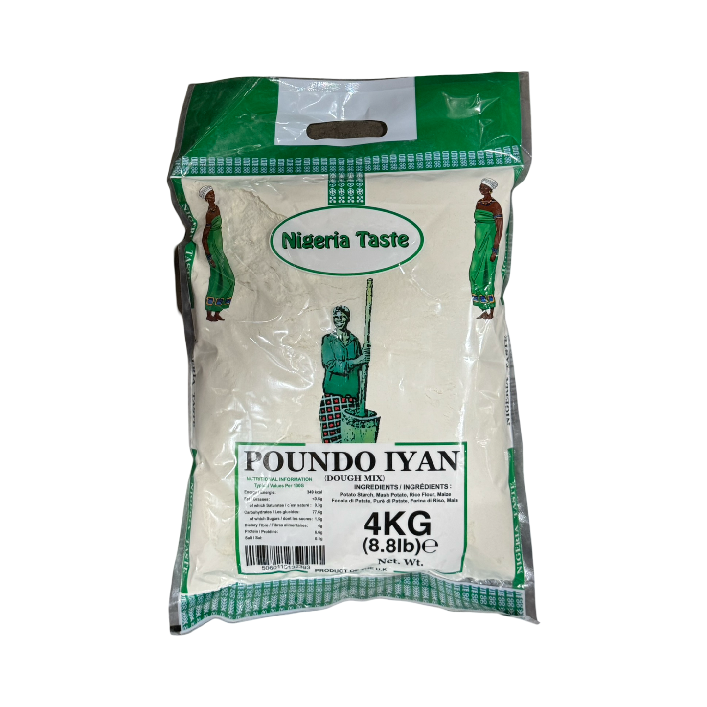 Nigeria Taste Pounded Yam Iyan Flour 4kg