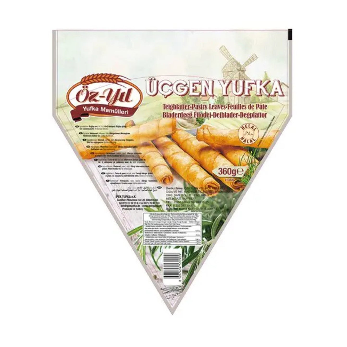 Oz Yufka Pastry Leaves 360g
