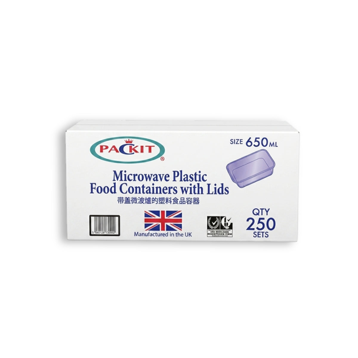 Packit 650 Containers 250