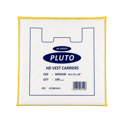 Pluto Medium White Bags 20x100s