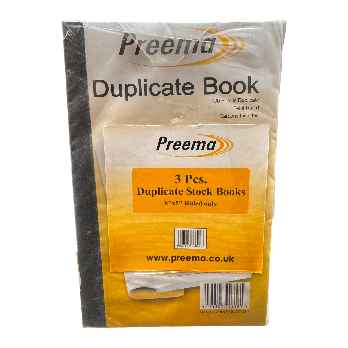 Preema Duplicate Book 8"X5" Sgl