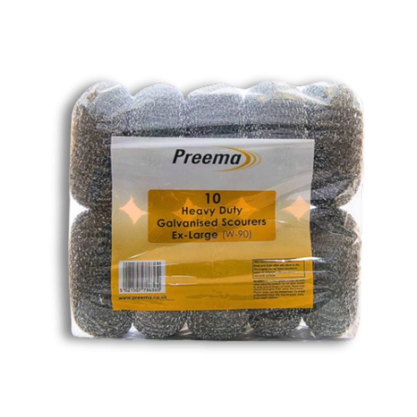 Preema Medium Galvanised Scourers 1x10s