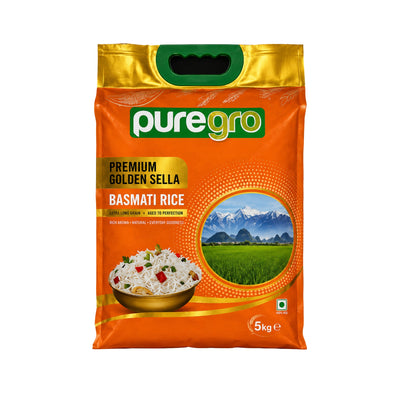 Puregro Golden Sella Basmati Rice 5KG