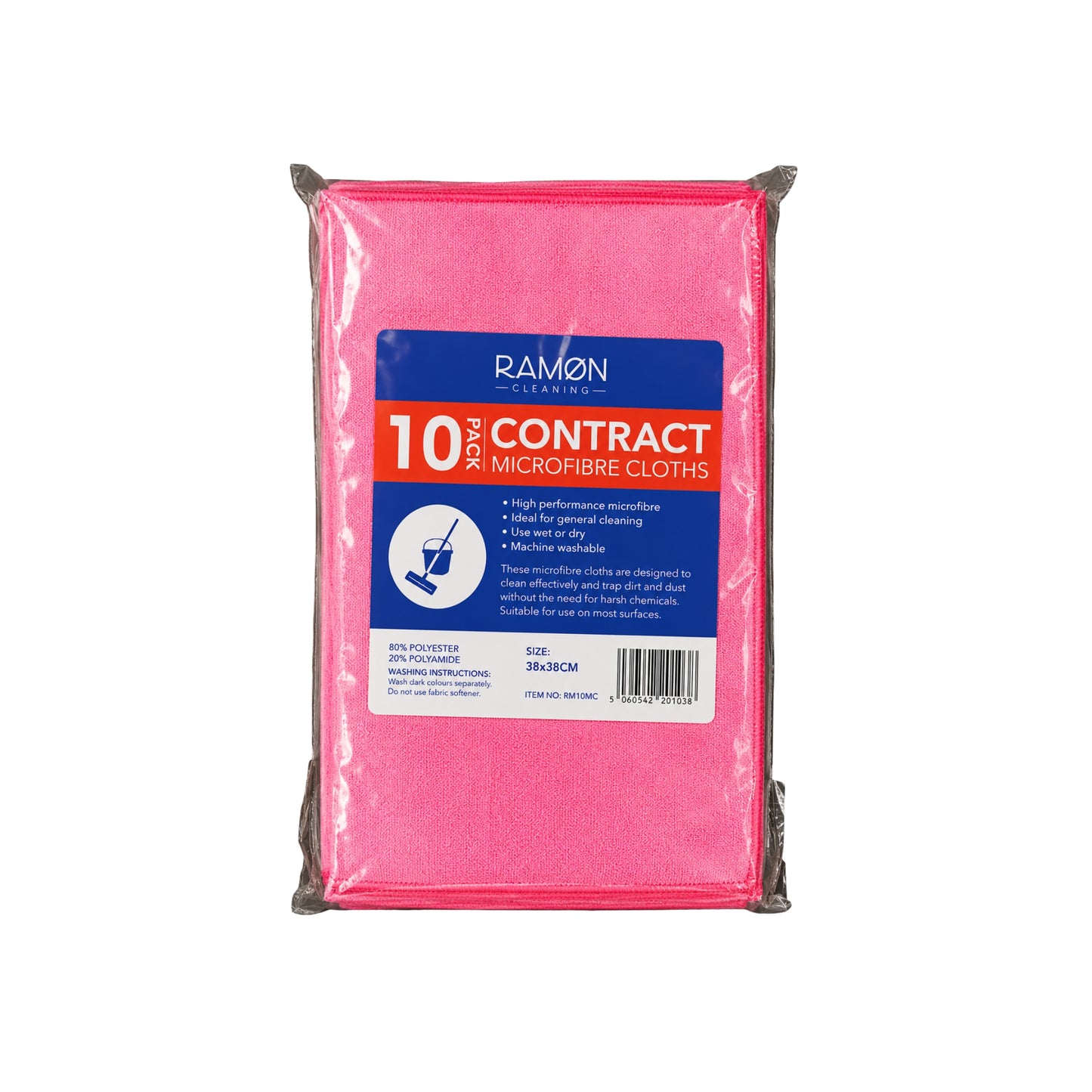 Ramon Microfibere Red Cloths 1x10s