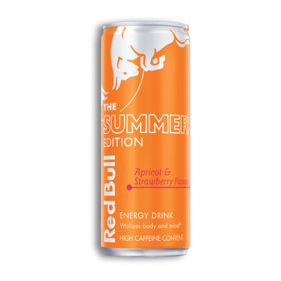 Red Bull Apricot Strawberry Can 12×250ml